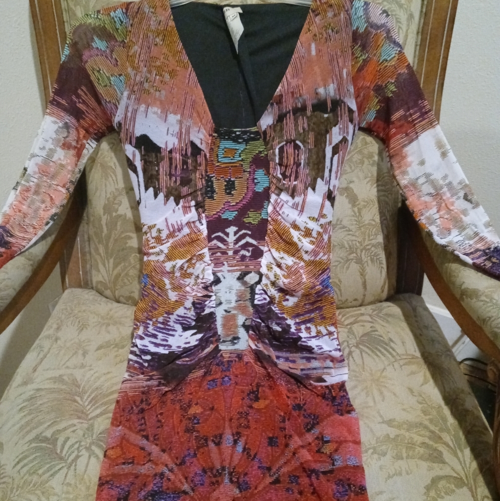 FUZZI Gorgeous Midi Dress-MEDIUM